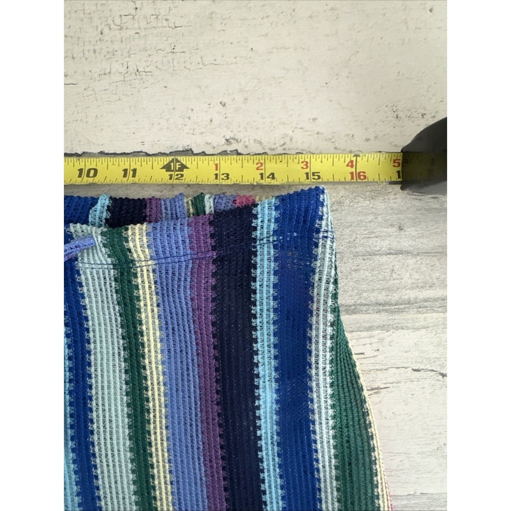Marina‎ Blu Wide Leg Cover Up Pants Colorful Stripes, Size Medium - Picture 7 of 11